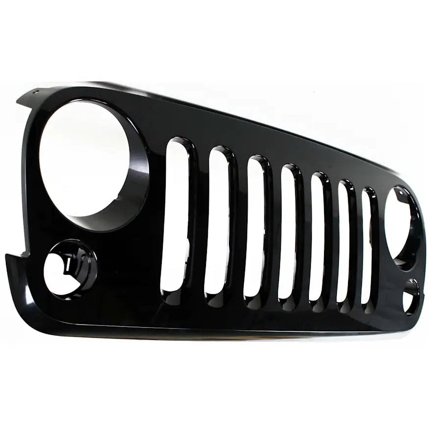 Replacement Jeep Wrangler Grille Assembly Fits 2007-2018 Jeep Wrangler