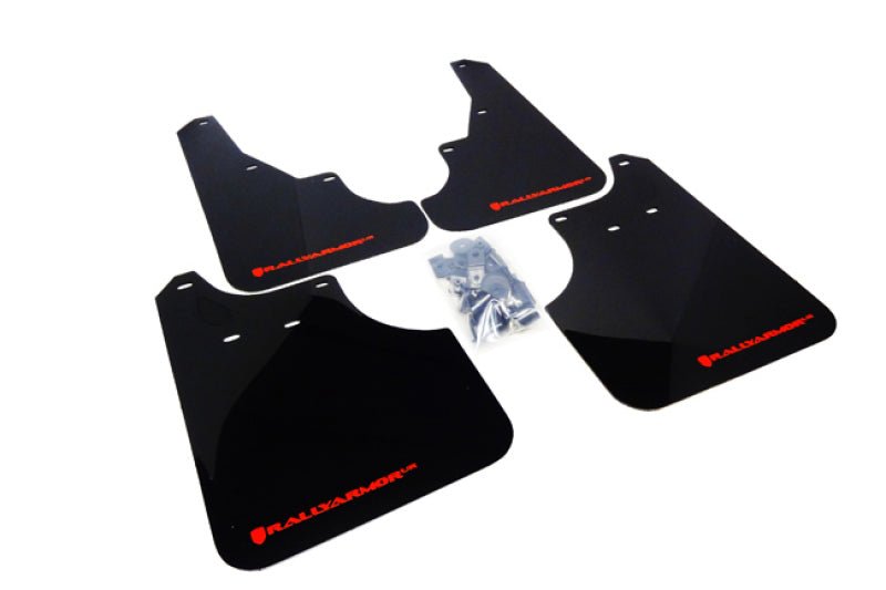 Rally ArmorRally Armor 09 - 13 Subaru Forester Black UR Mud Flap w/ Red Logo