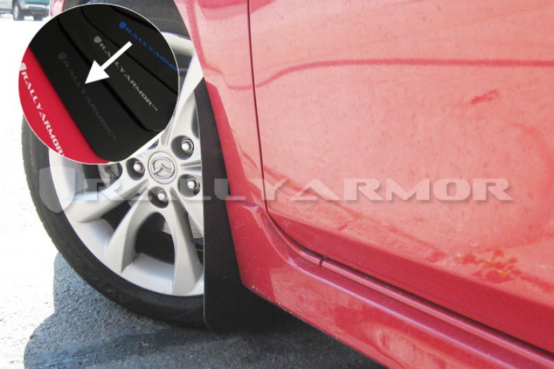 Rally ArmorRally Armor 10 - 13 Mazda3/Speed3 Black UR Mud Flap w/ Grey Logo