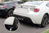 Rally ArmorRally Armor 13 - 17 Subaru BRZ / Scion FR - S Black UR Mud Flap w/ White Logo