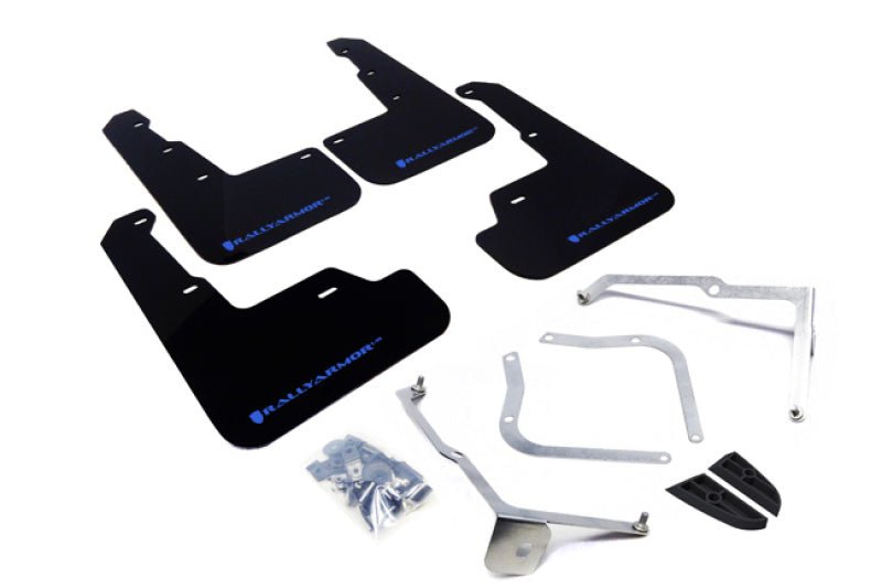 Rally ArmorRally Armor 15 - 21 Subaru WRX/STI (Sedan ONLY) Black UR Mud Flap w/ Blue Logo