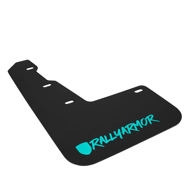 Rally ArmorRally Armor 15 - 21 Subaru WRX/STI (Sedan ONLY) Black UR Mud Flap w/ Teal Altered Font Logo