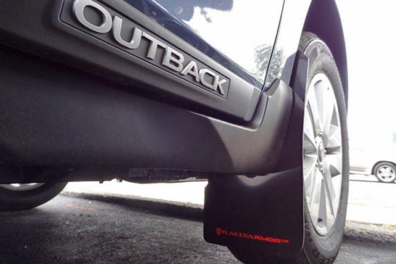 Rally ArmorRally Armor 15 - 19 Subaru Outback Black UR Mud Flap w/ Grey Logo