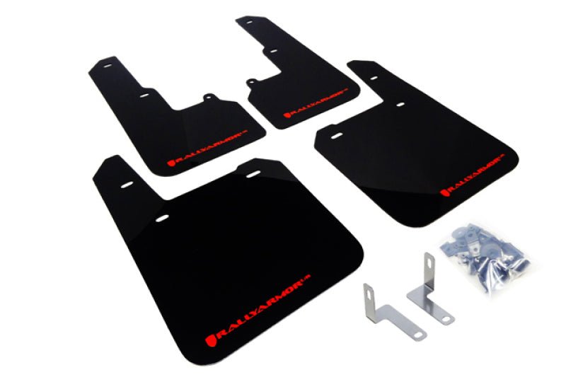 Rally ArmorRally Armor 15 - 19 Subaru Outback Black UR Mud Flap w/ Red Logo