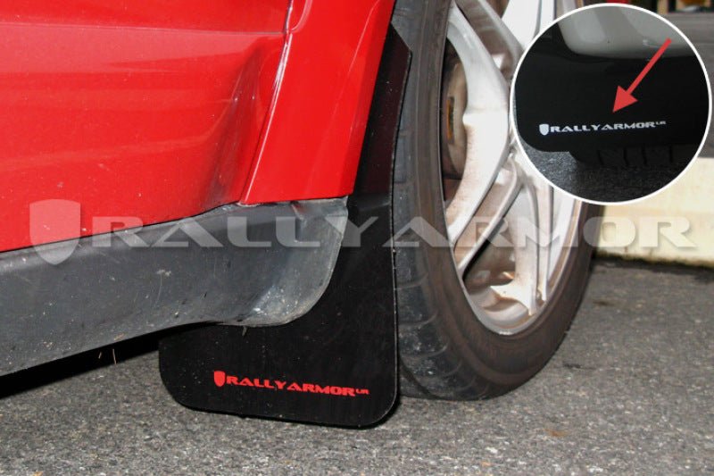 Rally ArmorRally Armor 05 - 09 Subaru Legacy GT / Outback Black UR Mud Flap w/ White Logo