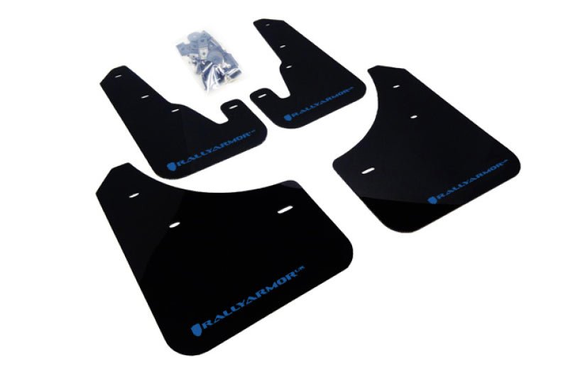 Rally ArmorRally Armor 04 - 09 Mazda3/Speed3 Black UR Mud Flap w/ Blue Logo