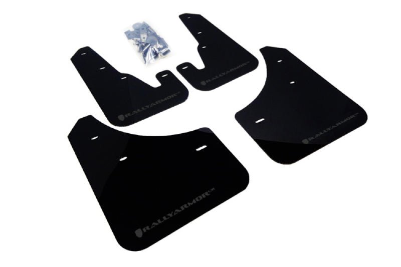 Rally ArmorRally Armor 04 - 09 Mazda3/Speed3 Black UR Mud Flap w/ Grey Logo