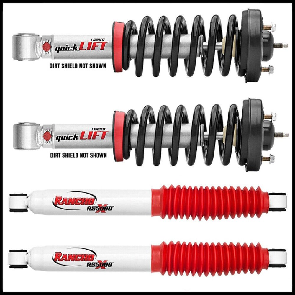 Rancho SuspensionsRancho QuickLift 1.75" Lift Kit Leveling Shocks and Struts | Fits 1995 - 2004 Toyota Tacoma 4WD