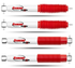 Rancho RS5000X Front And Rear Shocks | Fits 1997-2006 Jeep Wrangler TJ