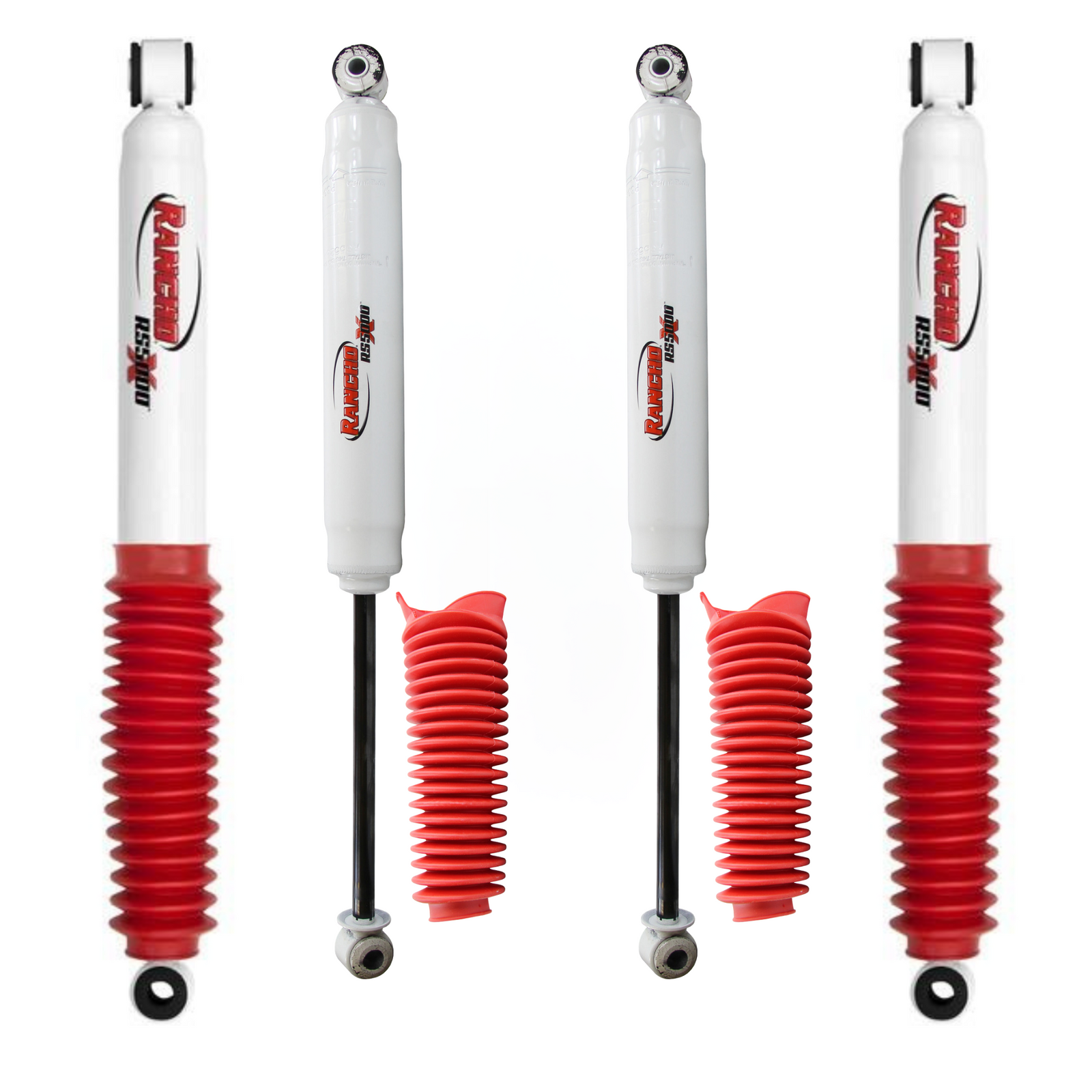 Rancho Front and Rear Gas Shocks | Fits 1999-2004 Ford F250 F350 4WD 2.5