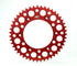 Renthal"Renthal REN Rear Sprockets, Red, 520 - 49P Teeth for Honda | 154U - 520 - 49GRRD"