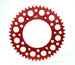 Renthal"Renthal REN Rear Sprockets, Red, 520 - 49P Teeth for Honda | 154U - 520 - 49GRRD"