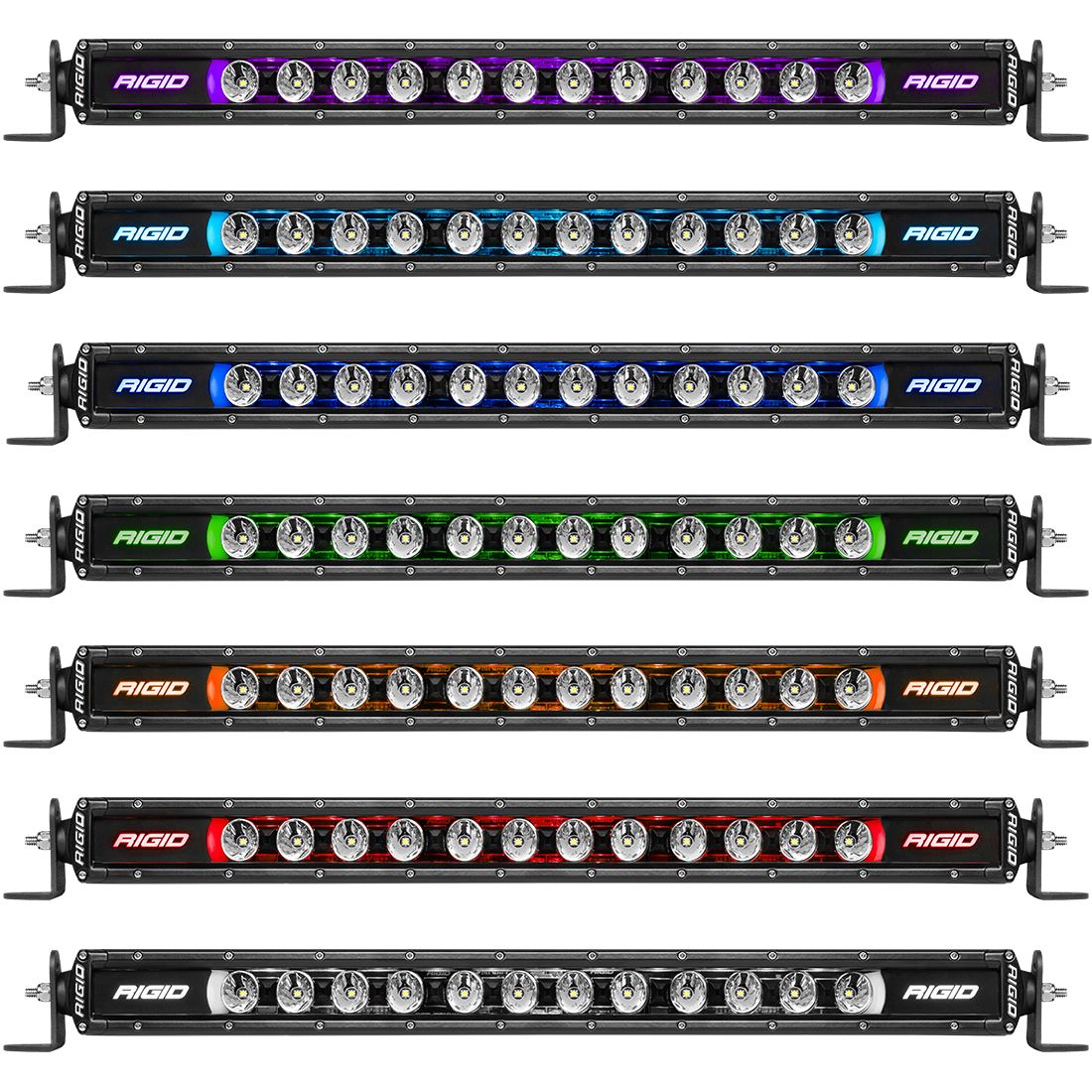 Rigid IndustriesRadiance Plus SR - Series LED Light 8 Option RGBW Backlight 10 Inch RIGID