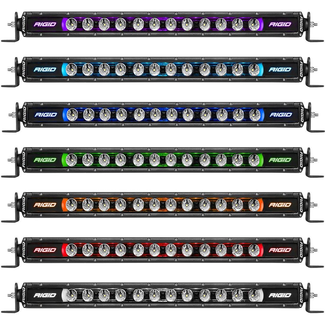 Rigid IndustriesRadiance Plus SR - Series LED Light 8 Option RGBW Backlight 30 Inch RIGID