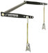 RockJock 4x4Antirock Sway Bar Kit Universal 50 Inch x 0.900 Inch Bar 21 Inch Steel Arms RockJock 4x4