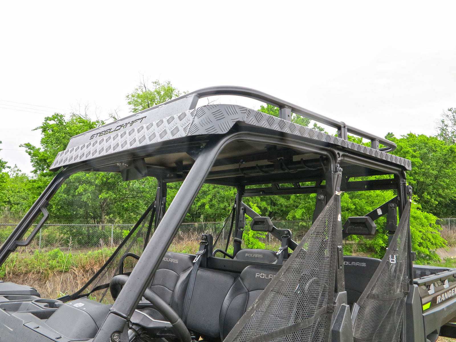 Cesta de techo de aluminio para UTV de SteelCraft | Compatible con Polaris Ranger CREW XP1000 2018+
