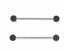 RubiconRubicon Rear Solid Sway Bar End Links | Fits 2007 - 2018 Jeep Wrangler JK 3 - 4.5" Lift