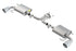 Borla 11918 S-Type Axle-Back Exhaust System for 2014-2018 Ford Mustang 3.7L V6