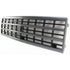 Grille For 92-95 Chevrolet G20 92-96 G30 Silver Shell w/ Black Insert Plastic
