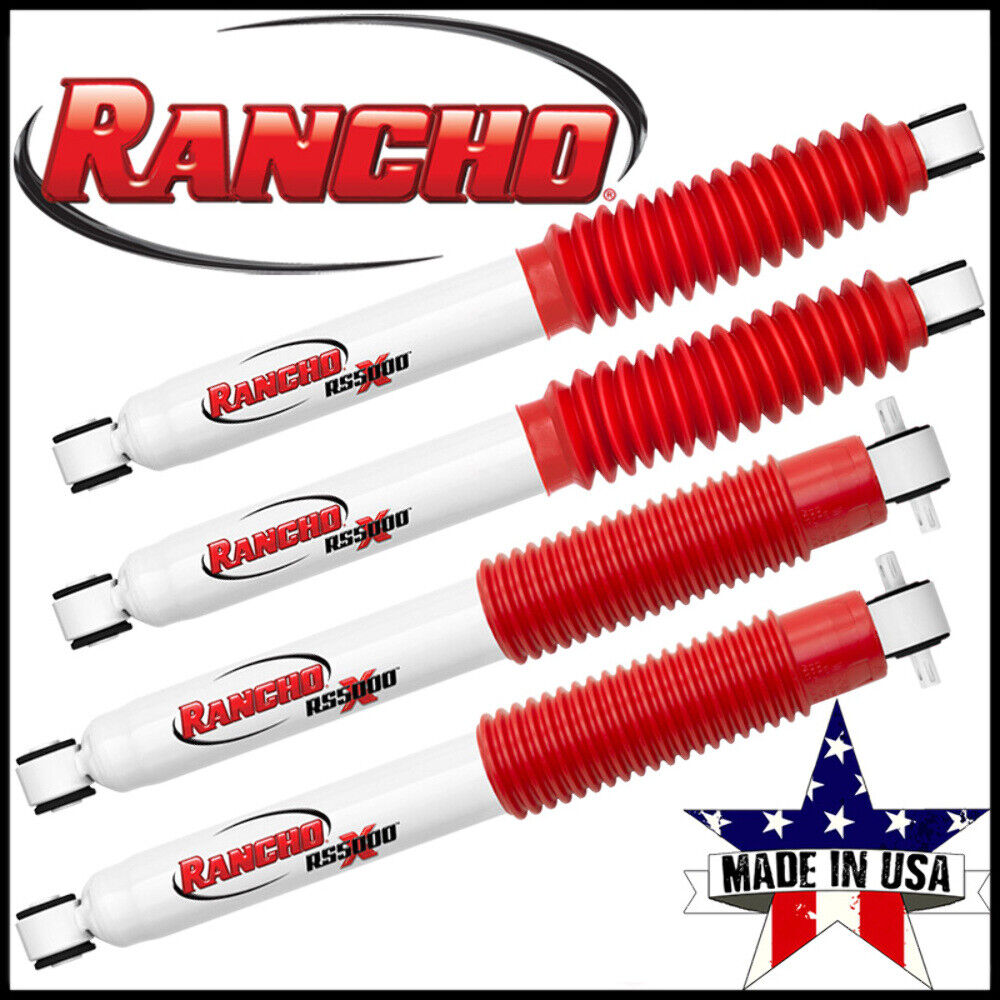 Ra Rodeo Shocks Rancho Rancho Front & Rear Suspension Gas Shocks Set 92-94 Chevy Blazer 4WD 2 ...