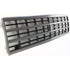 Grille For 92-95 Chevrolet G20 92-96 G30 Silver Shell w/ Black Insert Plastic
