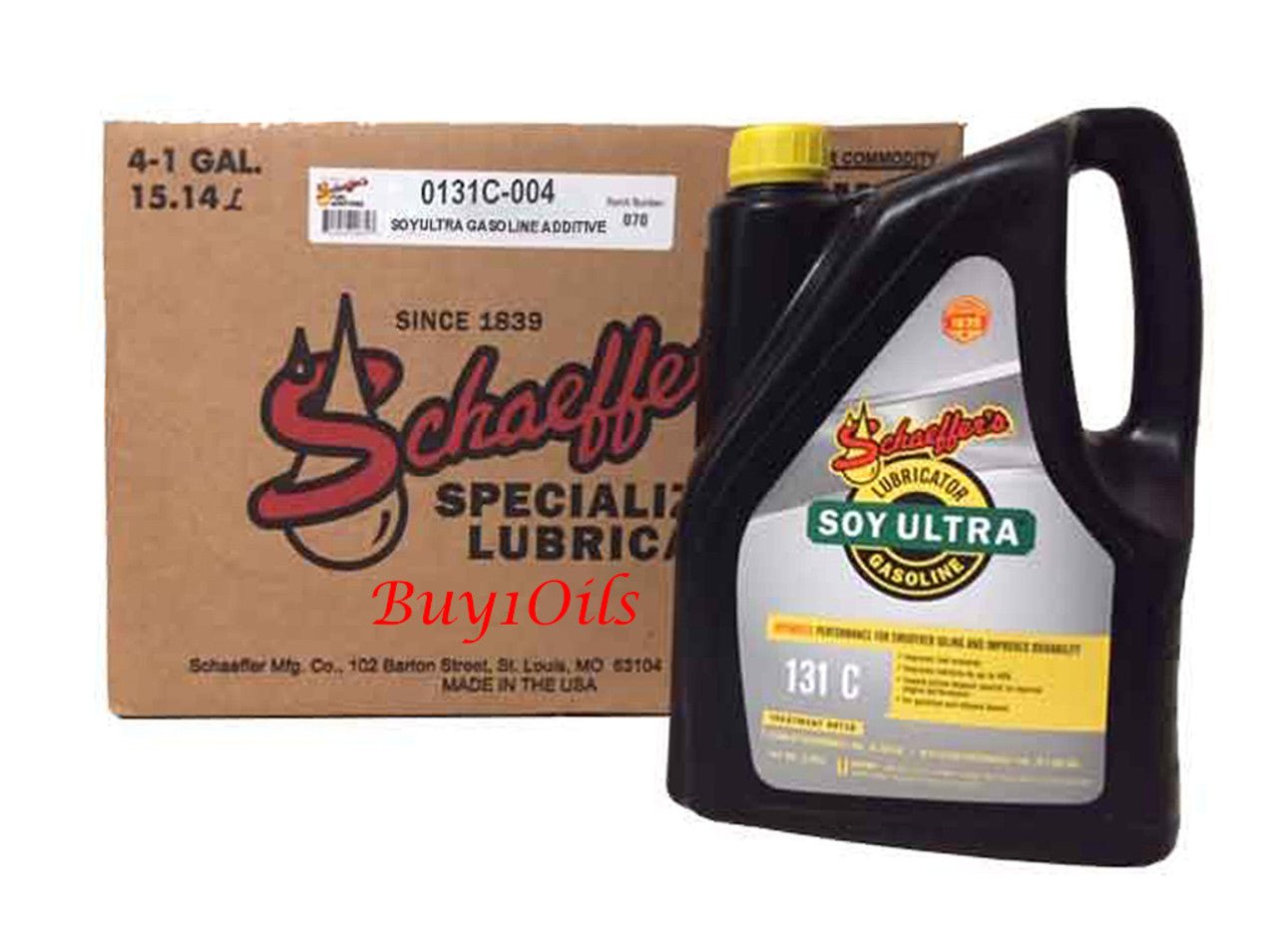 SchaeffersSchaeffers SoyUltra Multi - Functional Gasoline Additive | (4) 1 Gallon Bottles