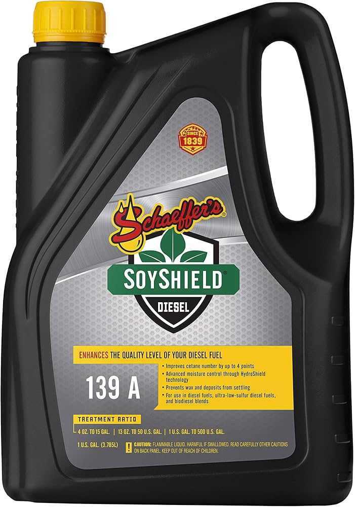 SchaeffersSchaeffer's 0139A SoyShield All Season Diesel Fuel Additive | (4) 1 Gallon Jugs