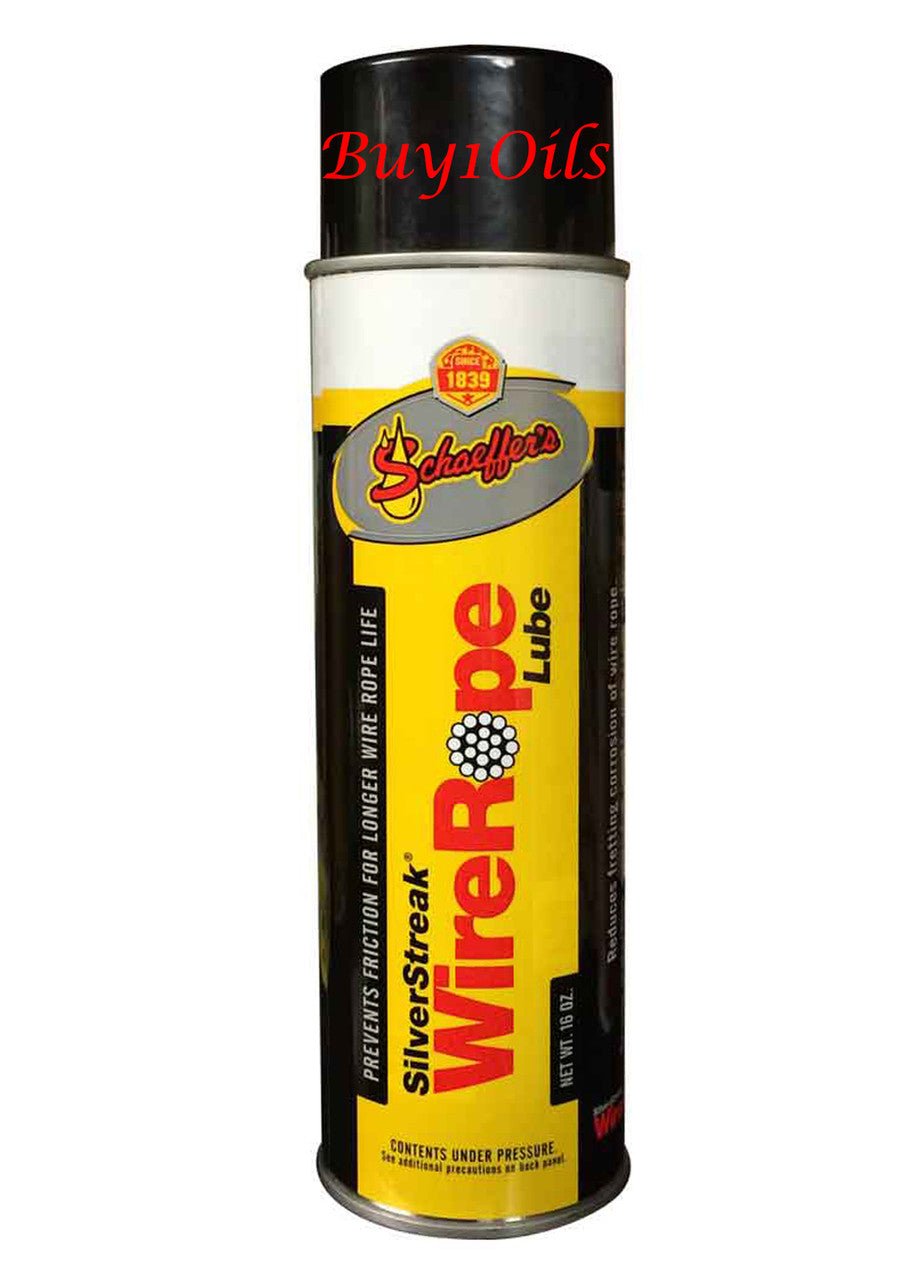 SchaeffersSchaeffers Heavy Duty Silver Streak Wire Rope Lubricant | (12) 16oz Cans