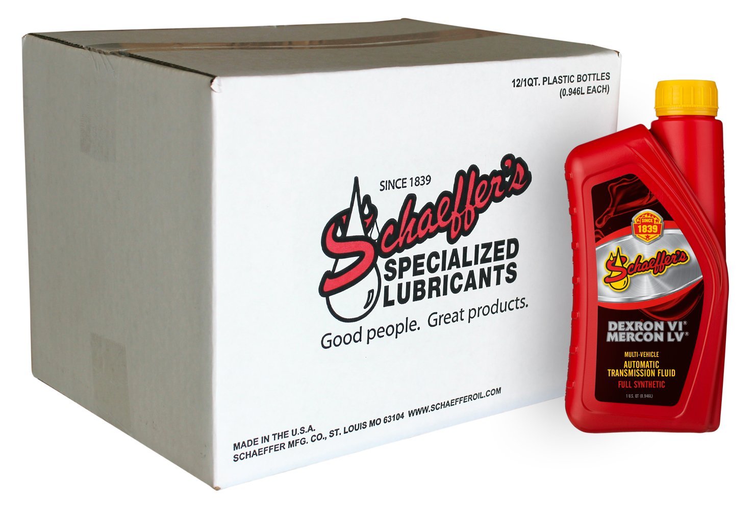 SchaeffersSchaeffers Dexron Mercon LV Automatic Transmission Fluid | (12) 1 Quart Bottle