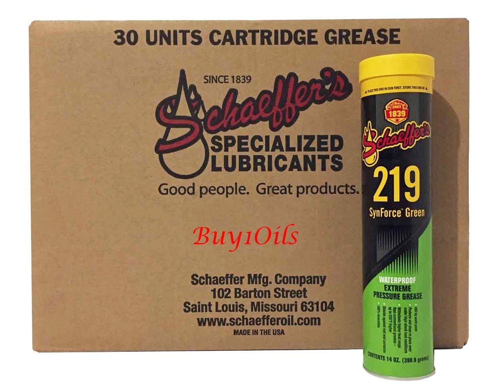 SchaeffersSchaeffers SynForce Green Waterproof Grease NLGI 1 | (30) 14oz Tube