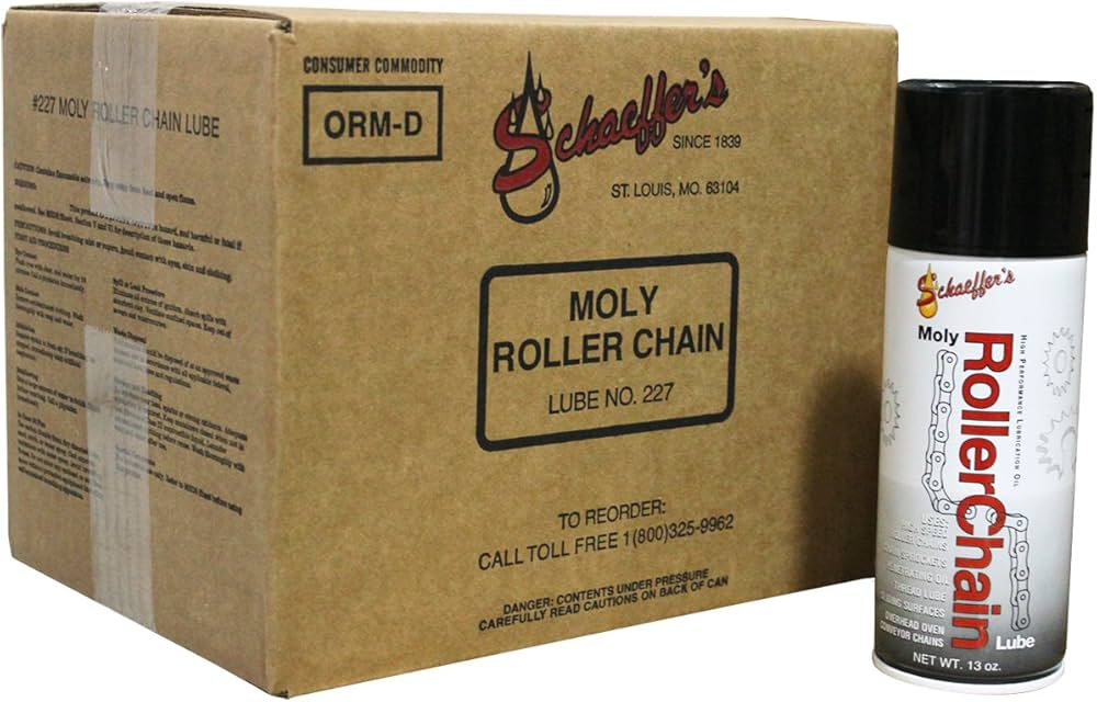 SchaeffersSchaeffer's 0227 Moly Roller Chain Lubricant | (12) 13oz Can