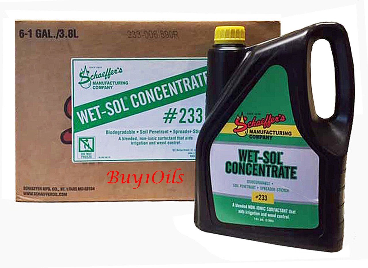 SchaeffersSchaeffers Wet - Sol Concentrate Surfactant Wetting Agent | (6) 1 Gallon Bottles