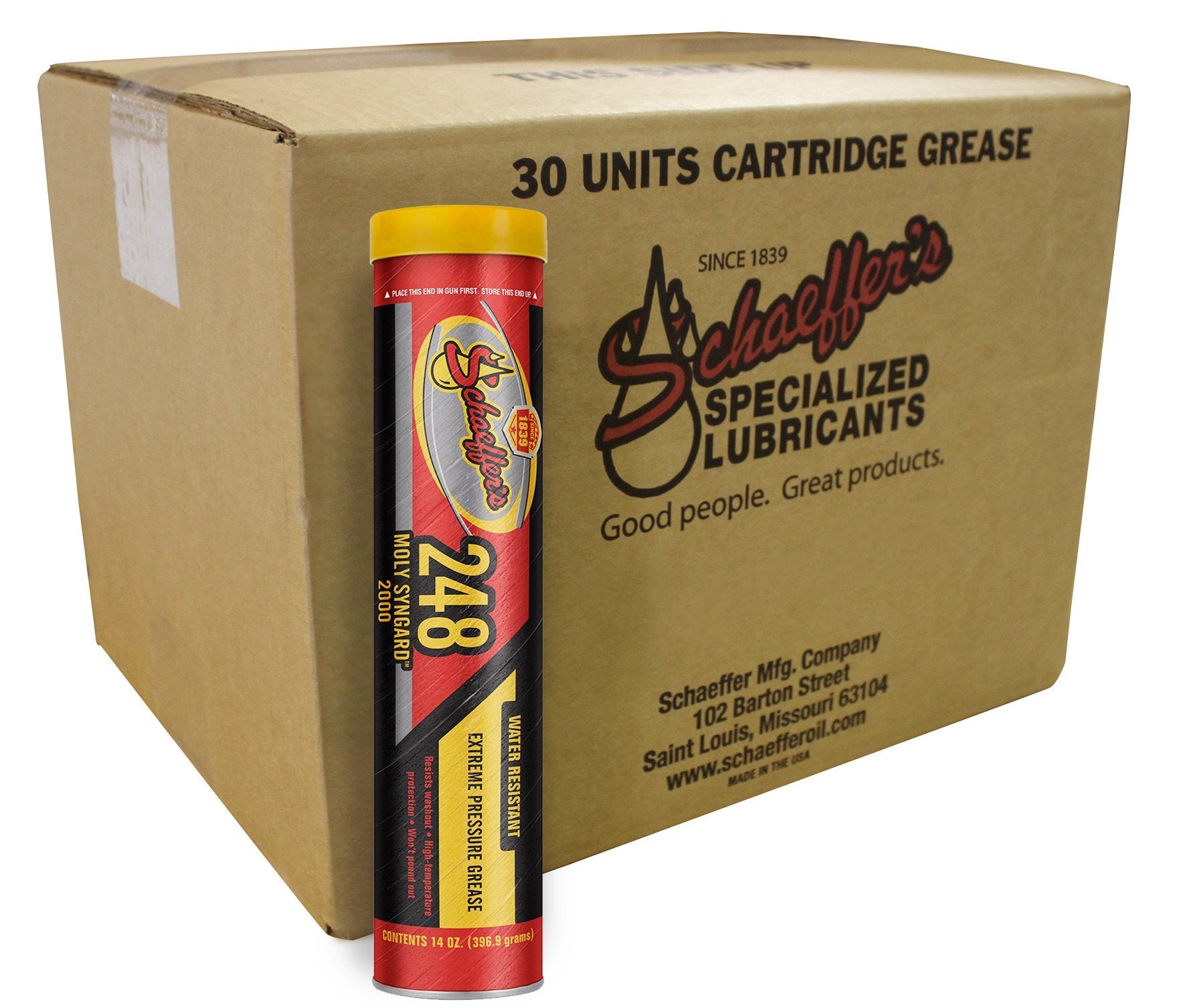 SchaeffersSchaeffers High Temperature Moly Syngard 2000 NLGI 2 Grease | (30) 14oz Tubes