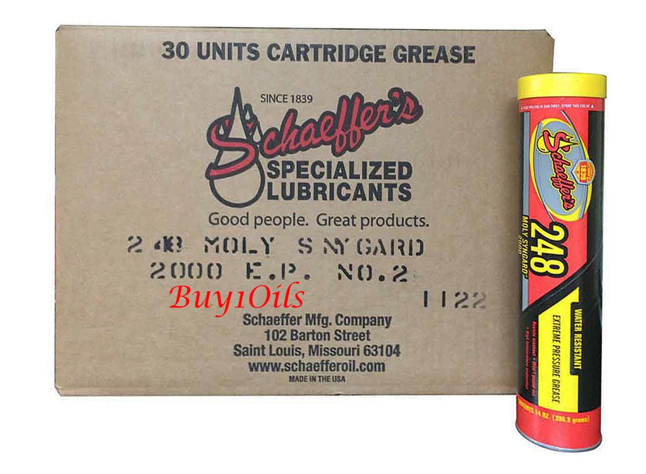 SchaeffersSchaeffers Moly Syngard 2000 NLGI 3 Grease | (30) 14oz Tubes
