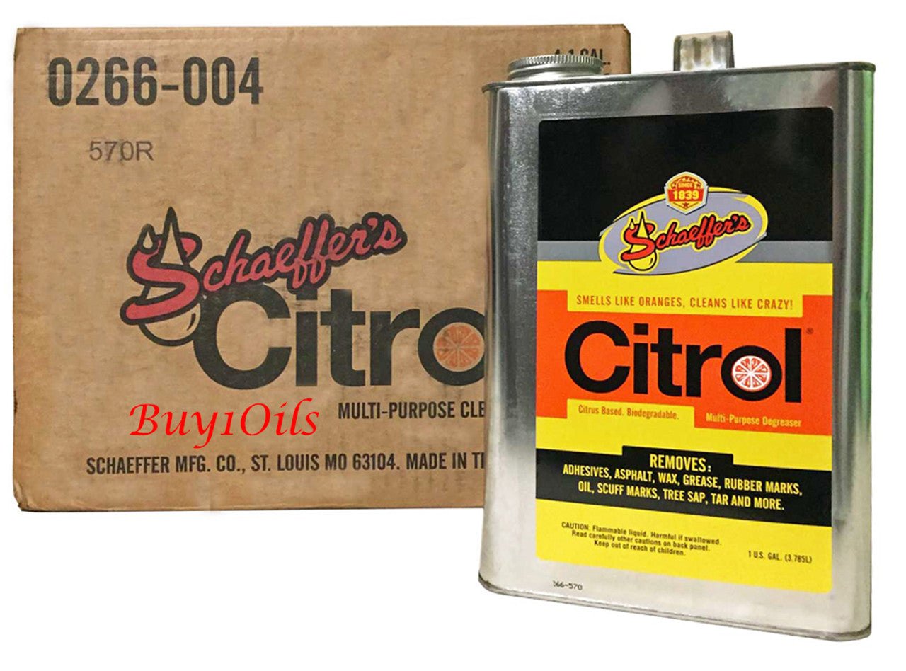 SchaeffersSchaeffers 0266 Citrol Cleaner and Industrial Degreaser | (4) 1 Gallon Jugs