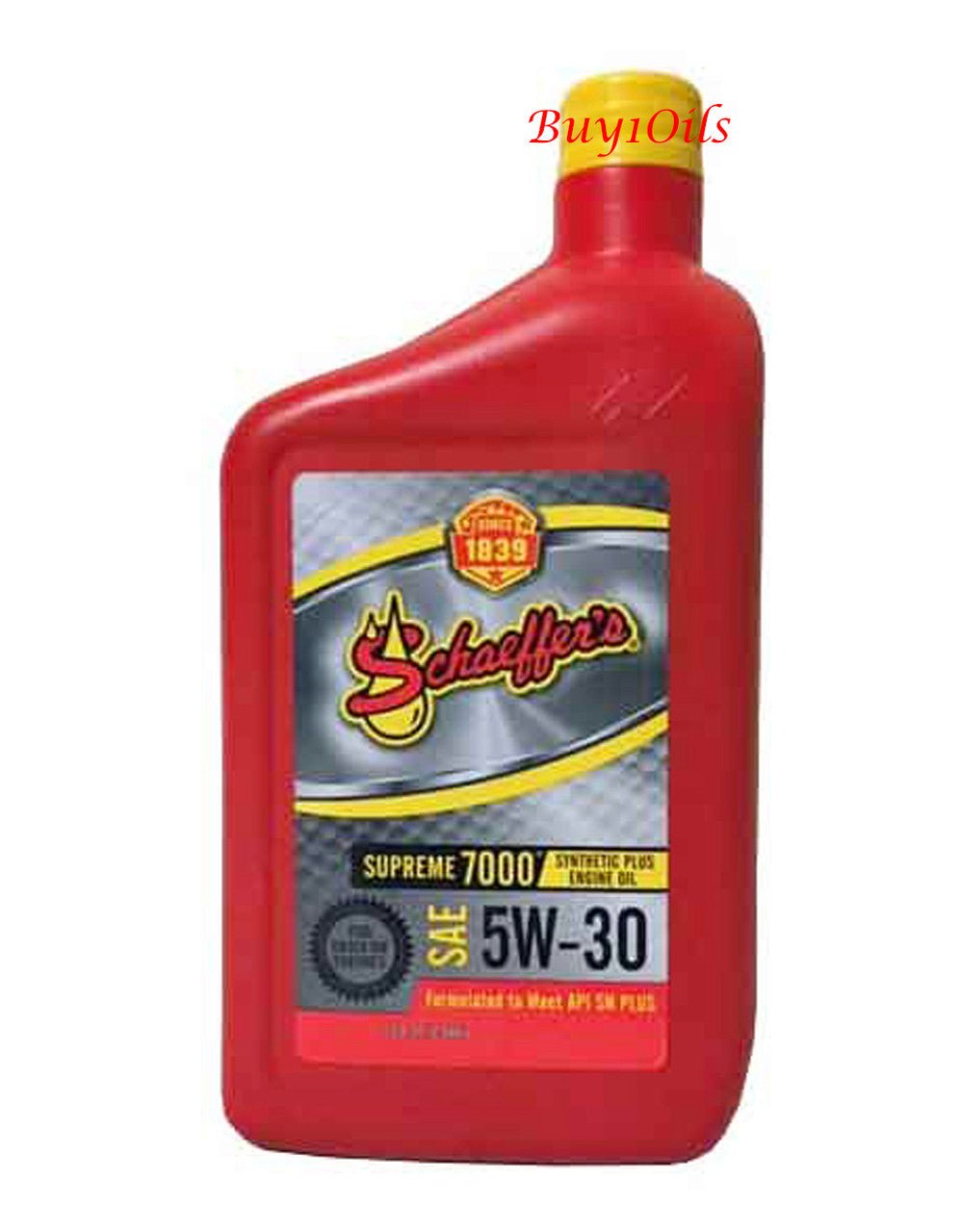 SchaeffersSchaeffer's Supreme 7000 Synthetic Plus 5W - 30 Engine Oil | (12) 1 Quart Bottles