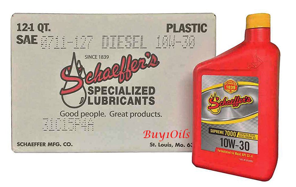 SchaeffersSchaeffer's 0722 SynShield Ultra Performance 10W - 30 Oil | (12) 1 Quart Bottles