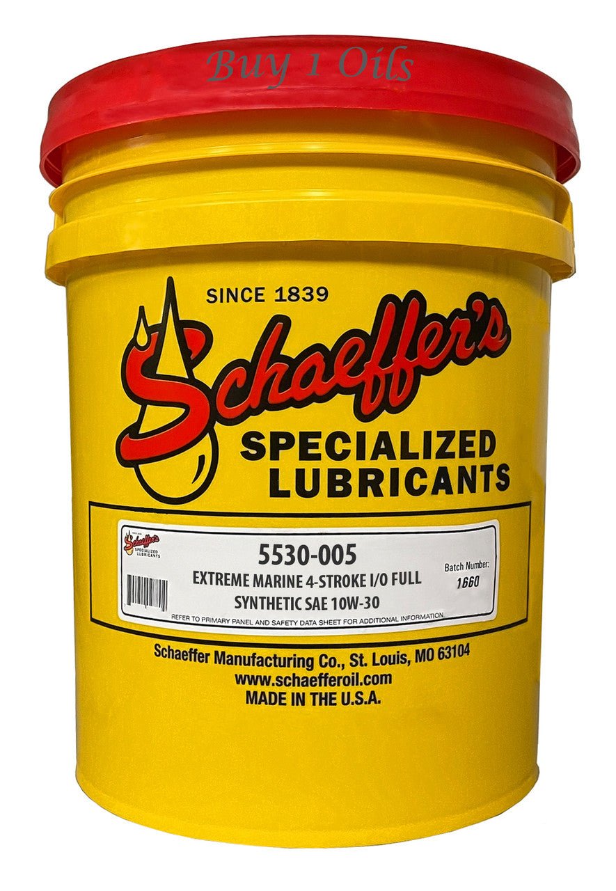 SchaeffersSchaeffers 5530 Extreme Marine 4 - Stroke Inboard Outboard Full Synthetic Engine 10W - 30 Oil | (12) 1 Quart Bottles