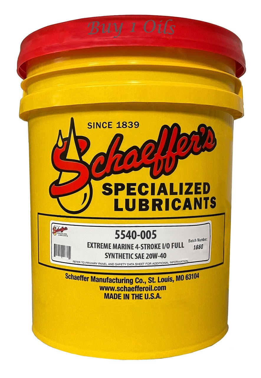 SchaeffersSchaeffers 5540 Extreme Marine 4 - Stroke Inboard Outboard Full Synthetic Engine Oil | (12) 1 Quart Bottles