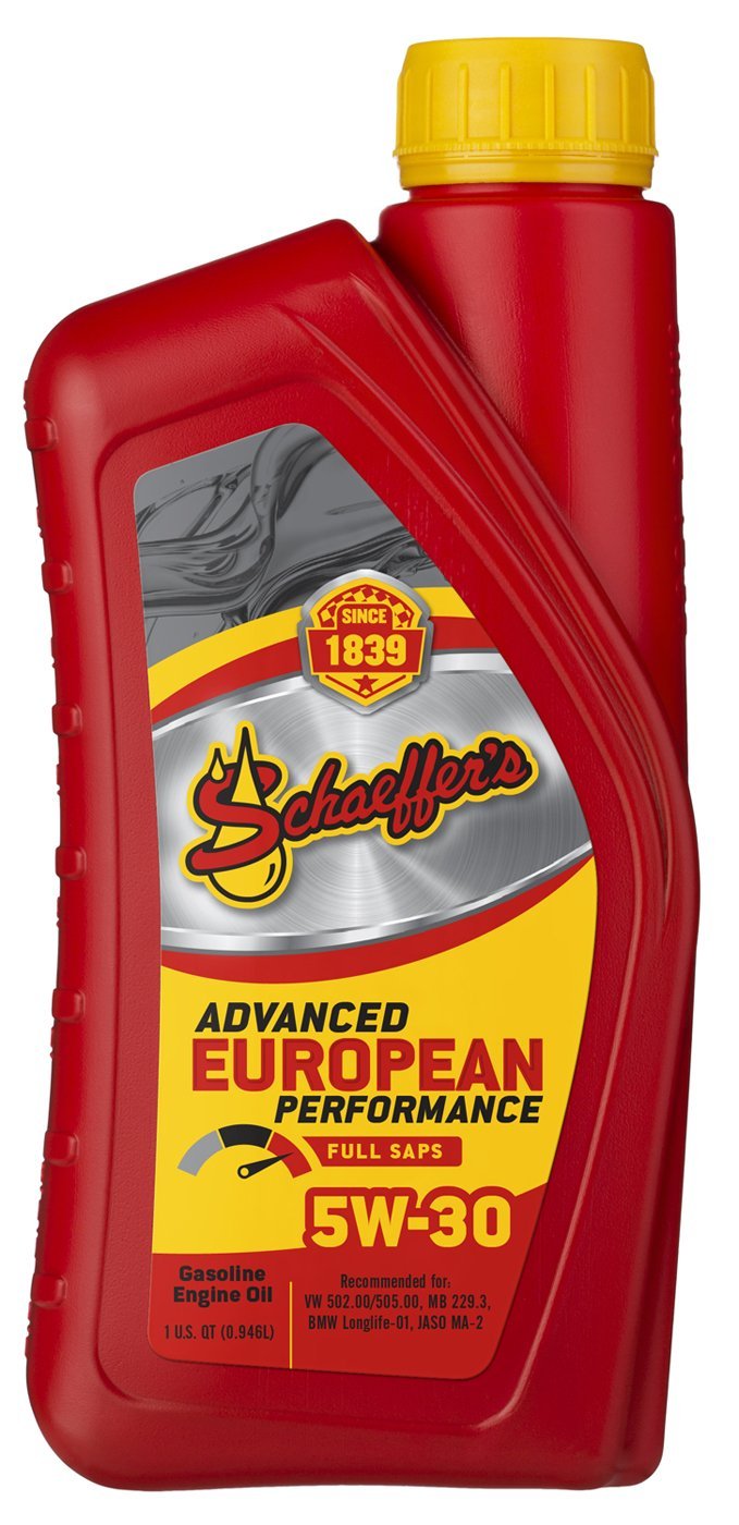 SchaeffersSchaeffer's 8007 Advanced European Performance Full SAPS 5W - 30 | (12) 1 Quart Bottles