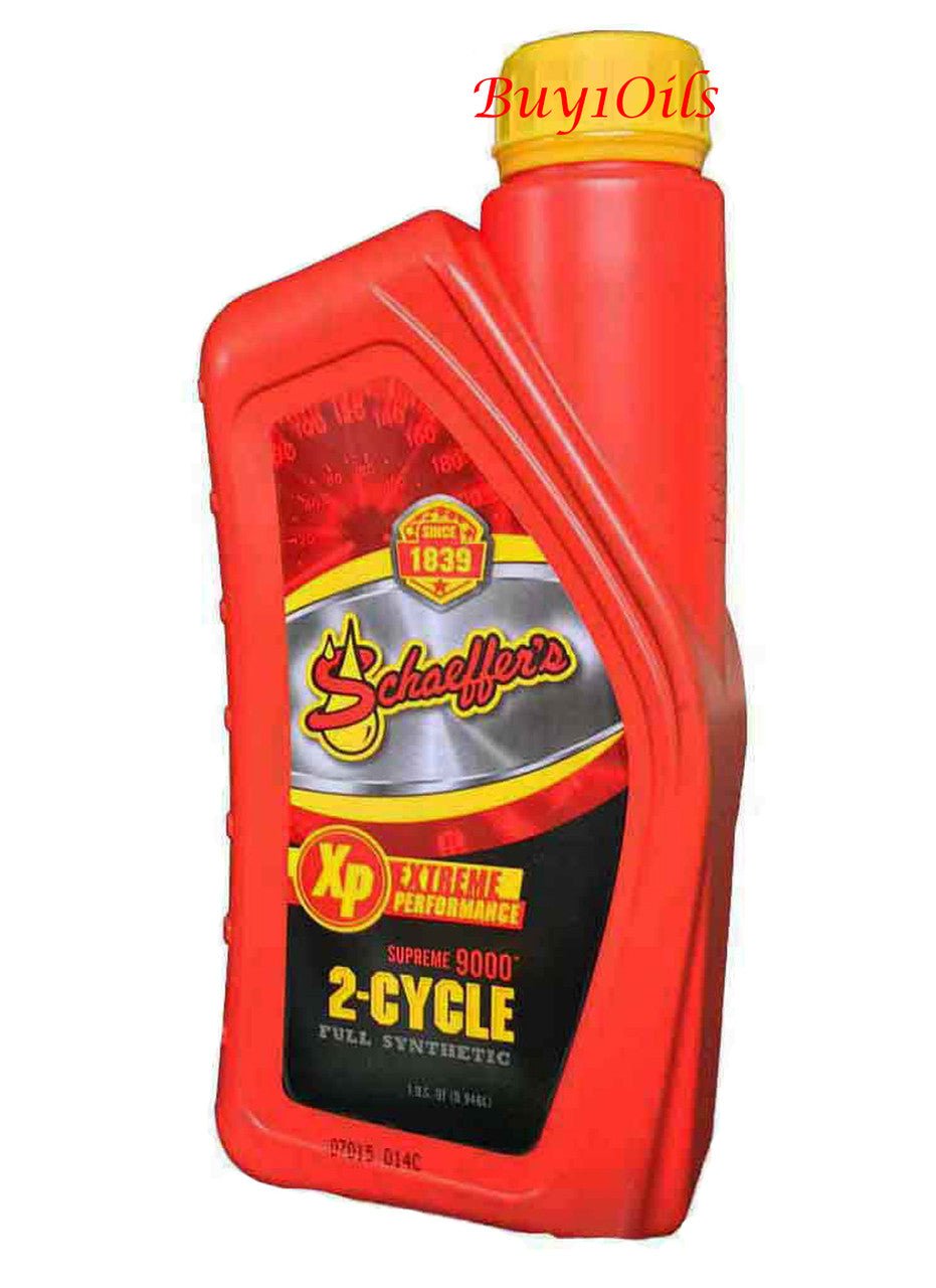 SchaeffersSchaeffer's 9006 Supreme 9000 Full Synthetic 2 - Cycle Racing Oil | (12) 1 Quart Bottles