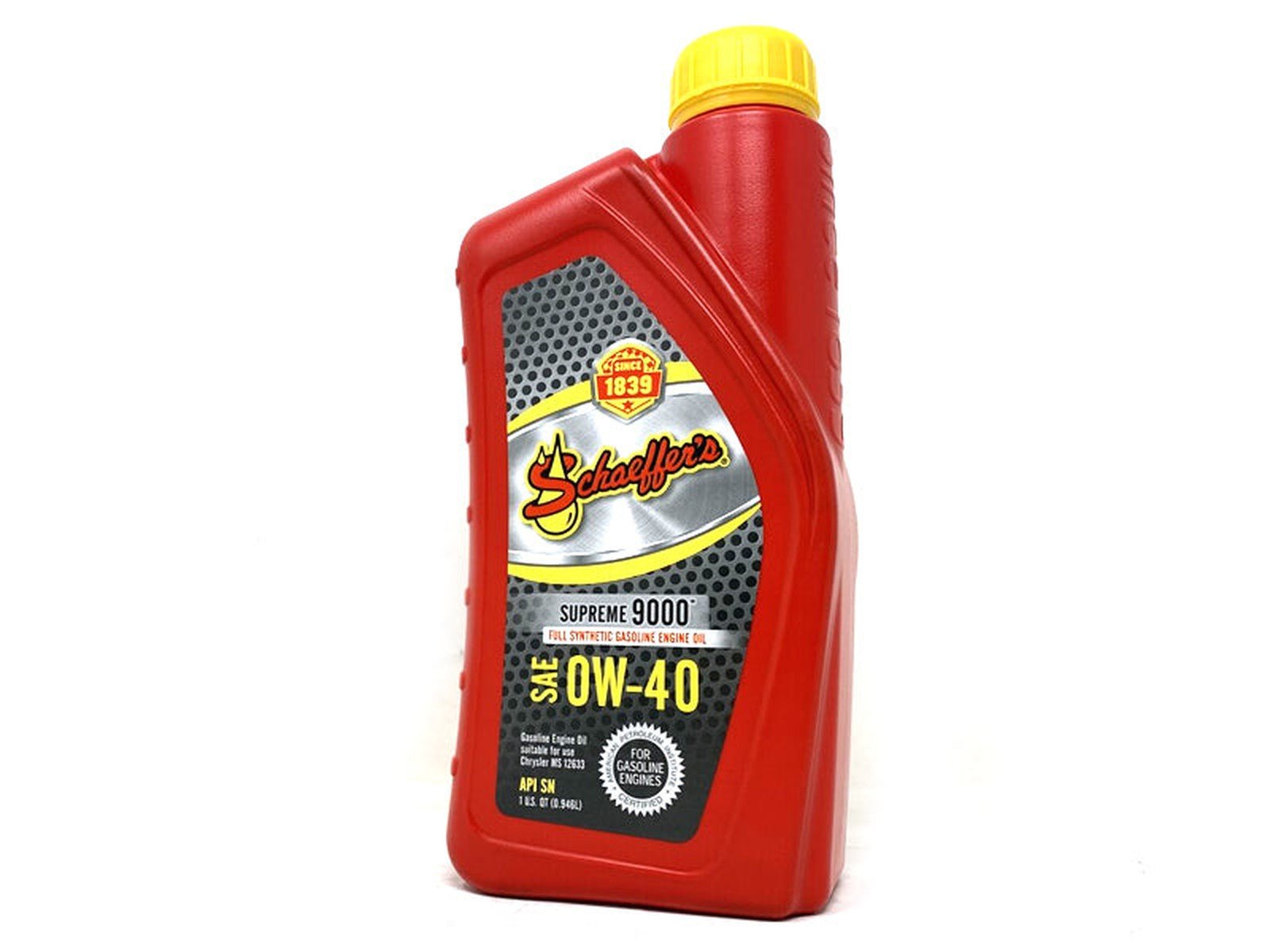 SchaeffersSchaeffer's Supreme 9000 Full Synthetic Gasoline Engine 0W - 40 Oil | (12) 1 Quart Bottles