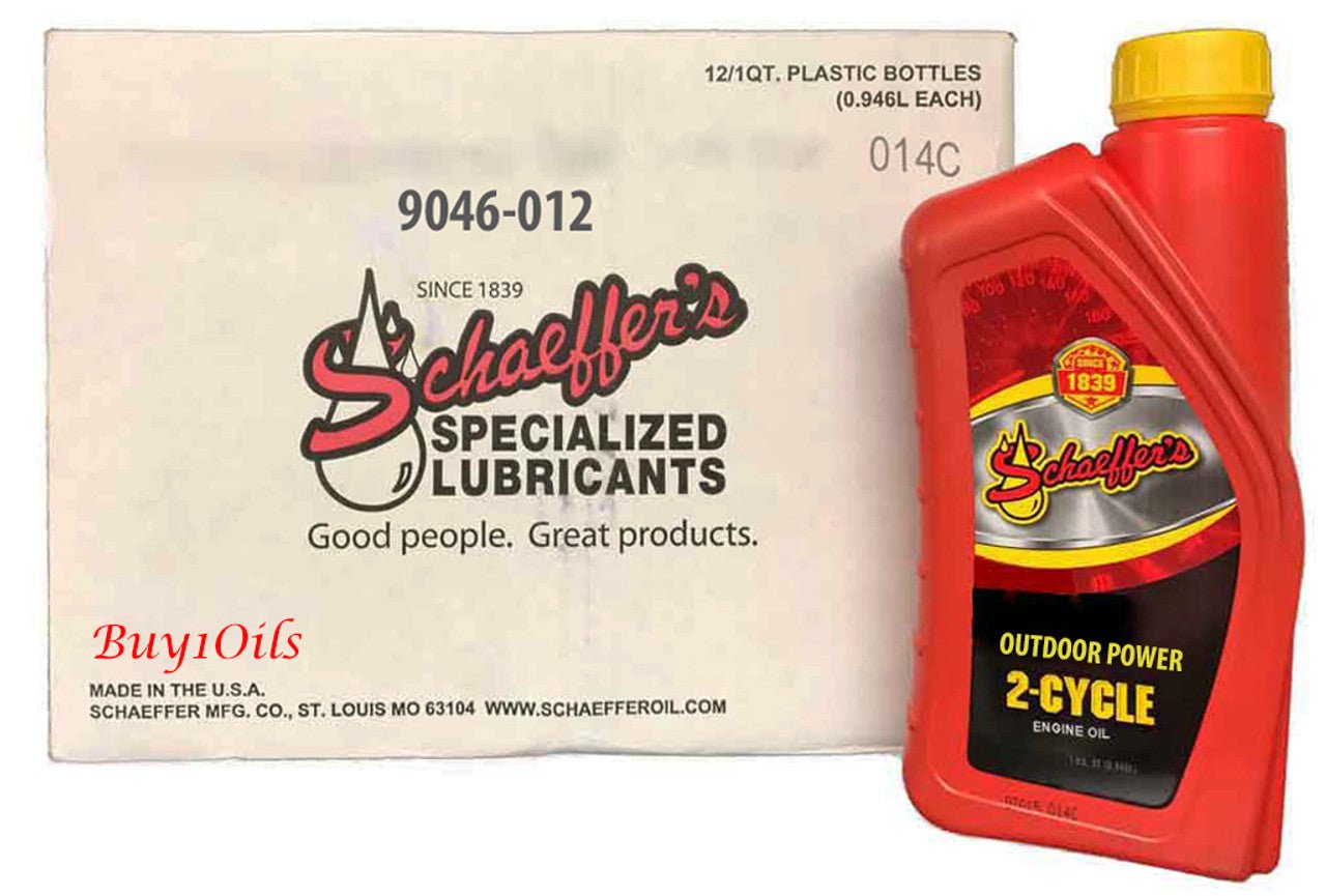 SchaeffersSchaeffer's 9046 2 - Cycle Outdoor Power Equipment Engine Oil | (12) 1 Quart Bottles