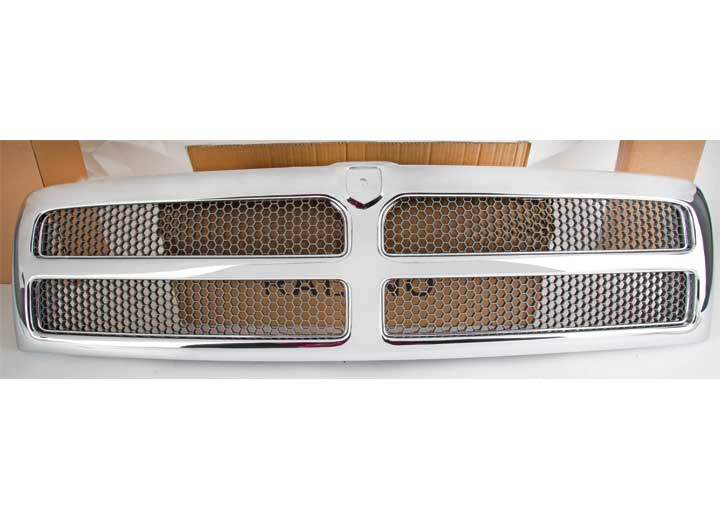 Sherman PartsSherman Chrome Grille | Fits 1994 - 2002 Dodge Ram 1500 2500 3500 | Parts Link CH1200178