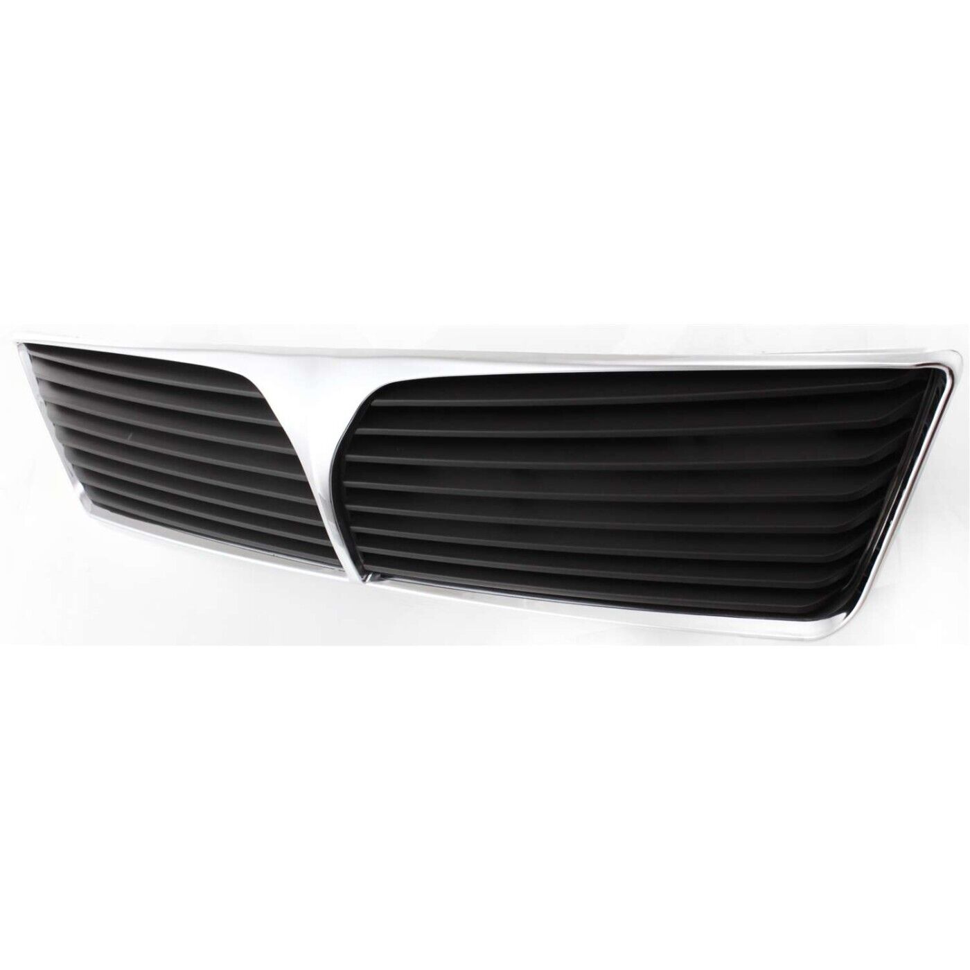 Sherman PartsGrille For 2002 - 2003 Mitsubishi Lancer Chrome Shell w/ Gray Insert Plastic