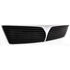 Sherman PartsGrille For 2002 - 2003 Mitsubishi Lancer Chrome Shell w/ Gray Insert Plastic