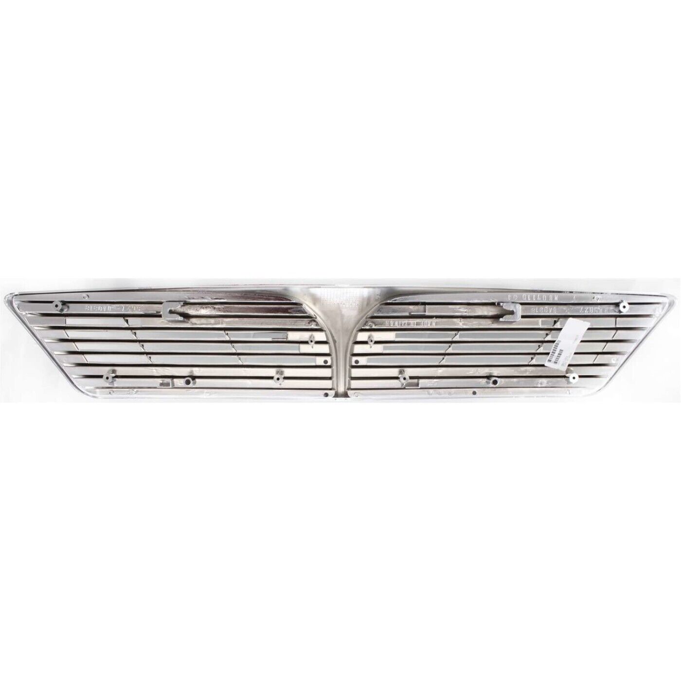 Sherman PartsGrille For 2002 - 2003 Mitsubishi Lancer Chrome Shell w/ Gray Insert Plastic