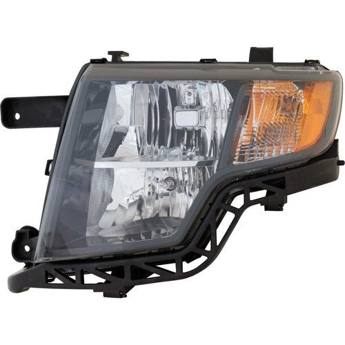 Sherman PartsDriver Side Headlight For Ford Edge 2009 - 2010 Halogen with Bulb(s) Fits Sport