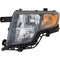 Sherman PartsDriver Side Headlight For Ford Edge 2009 - 2010 Halogen with Bulb(s) Fits Sport