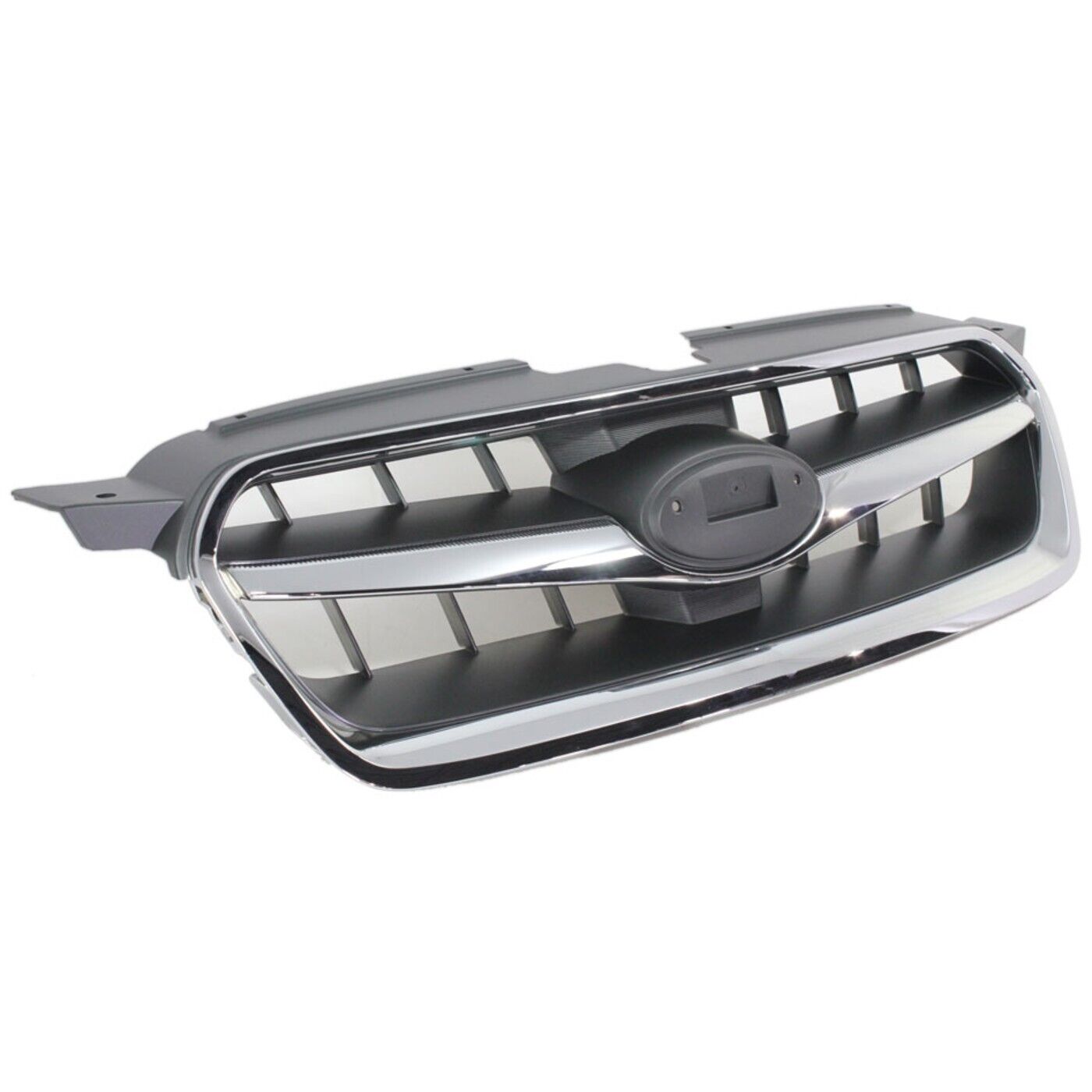 Sherman PartsGrille For 2008 - 2009 Subaru Legacy Chrome Shell w/ Black Insert Plastic